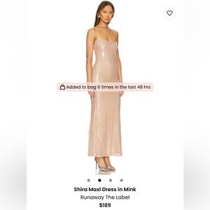 Shira Maxi Dress in Mink - Runaway The Label. Size XS